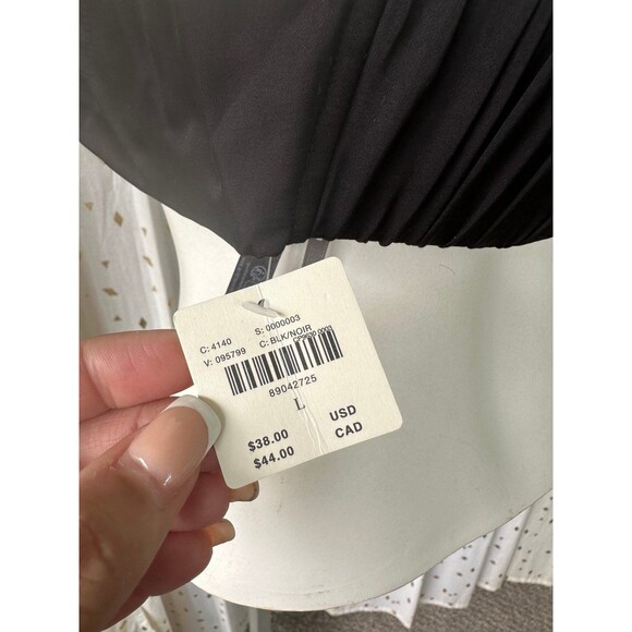 By Anthropologie NWT Gathered Elastic Back Adjustable Straps Satin Micro Bra L - Picture 7 of 8